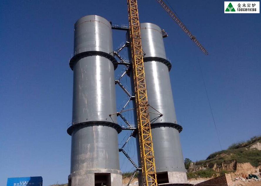 新型環(huán)保石灰窯項目施工